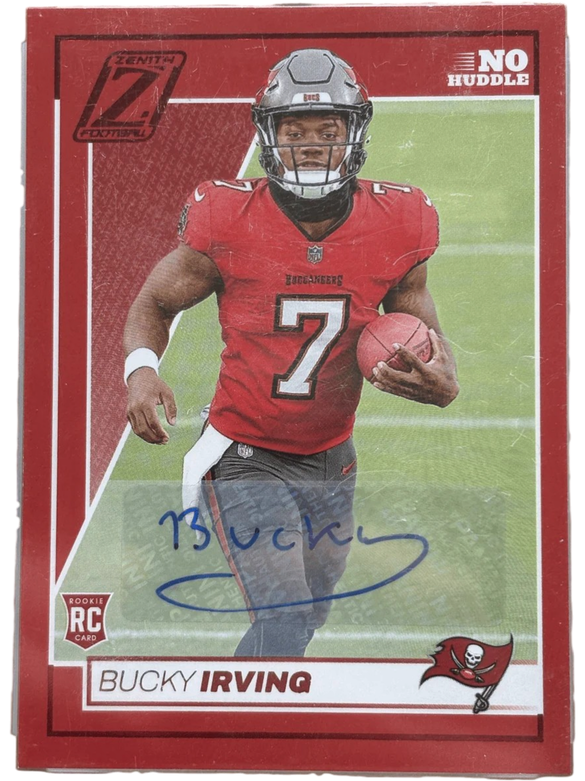 Panini 2024 Zenith Bucky Irving #116 No Huddle Autographed RC — normalized