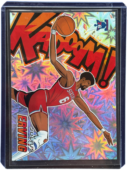 2024-25 REVOLUTION JULIUS ERVING KABOOM! HORIZONTAL CASE HIT SSP — normalized