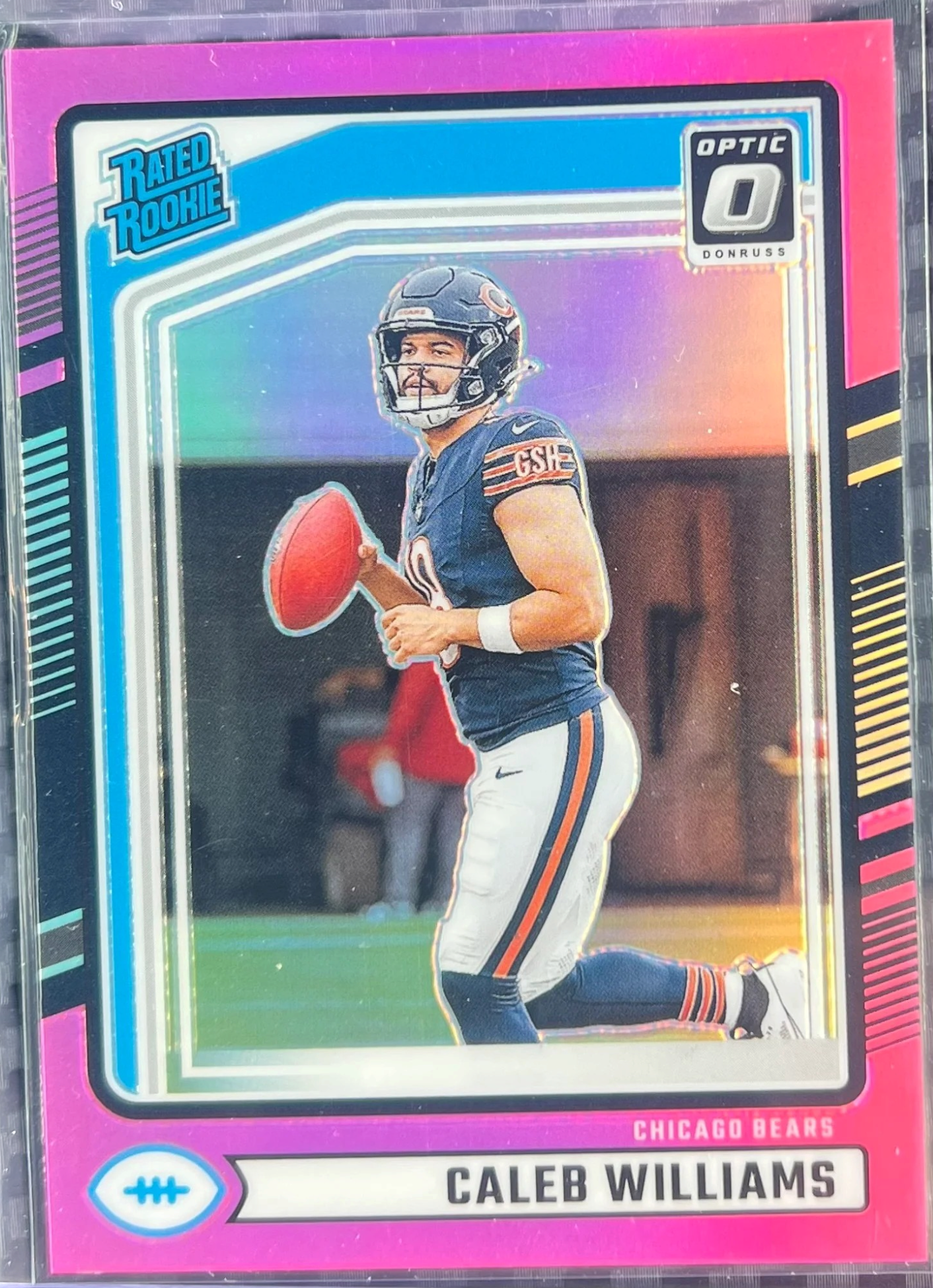 2024 Donruss Optic Preview-Pink Caleb Williams #327RC — normalized