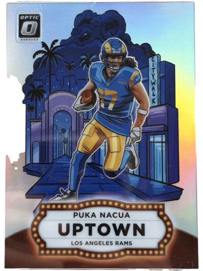 Panini 2025 Optic Uptown SSP Puka Nacua #8 — normalized