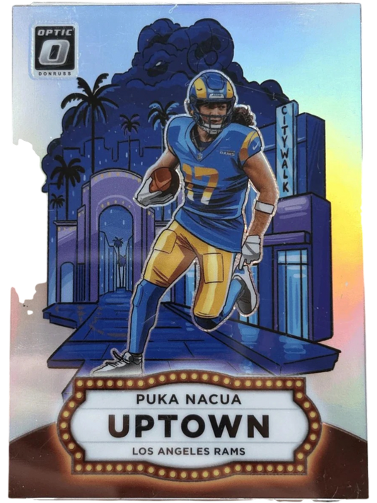 Panini 2025 Optic Uptown SSP Puka Nacua #8 — normalized
