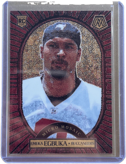 Panini 2025 Mosaic Micro Mosaic SSP Emeka Egbuka #2 RC — normalized