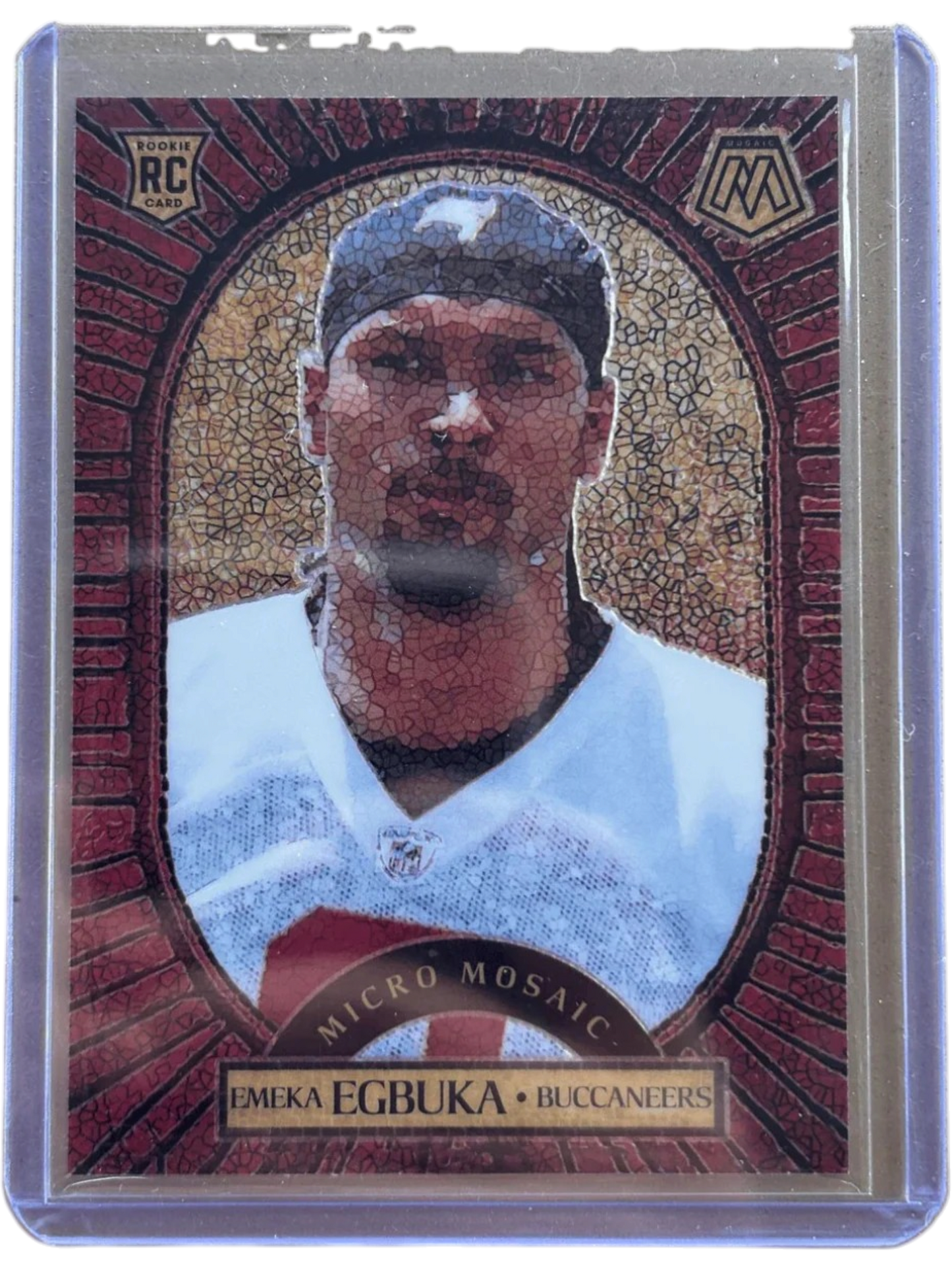Panini 2025 Mosaic Micro Mosaic SSP Emeka Egbuka #2 RC — normalized
