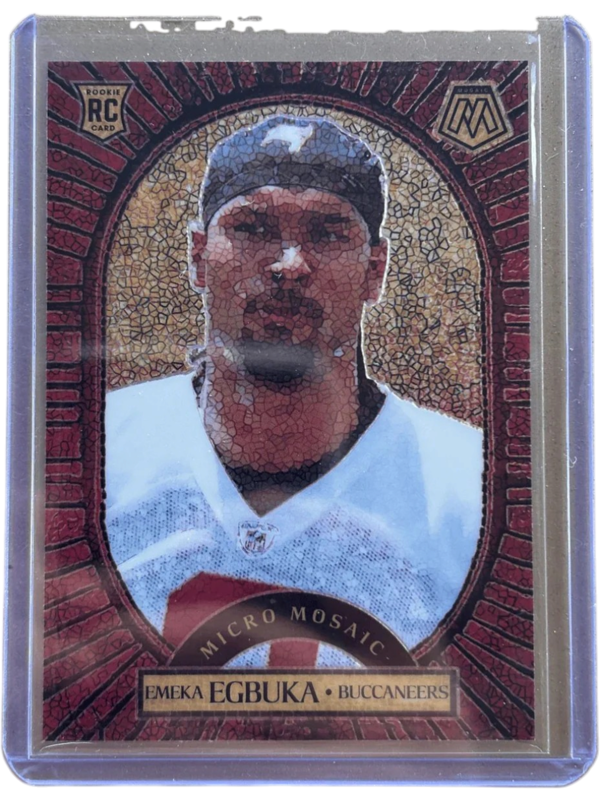 Panini 2025 Mosaic Micro Mosaic SSP Emeka Egbuka #2 RC — normalized