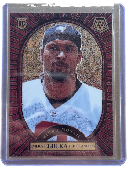 Panini 2025 Mosaic Micro Mosaic SSP Emeka Egbuka #2 RC — normalized