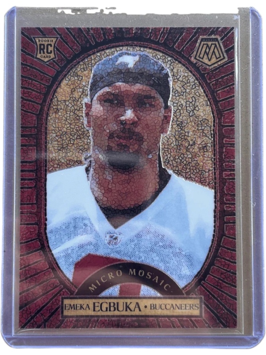 Panini 2025 Mosaic Micro Mosaic SSP Emeka Egbuka #2 RC — normalized
