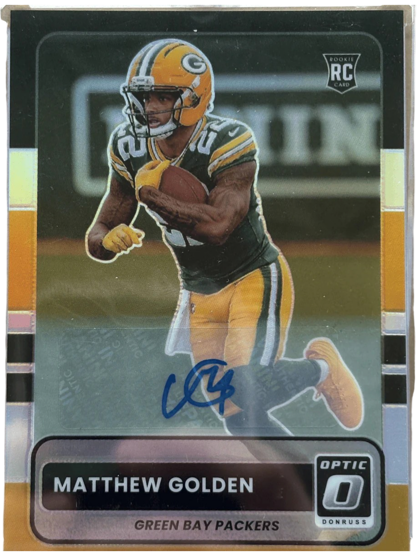 Panini 2025 Optic Holo Retro Rookie Matthew Golden #10 RC — normalized