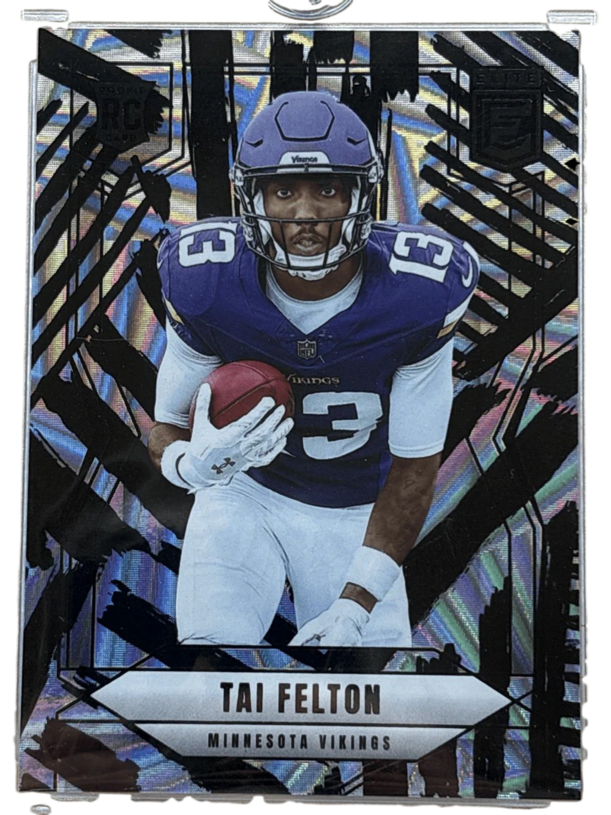 Panini 2025 DonRuss Elite Razzle Dazzle SSP Tai Felton #123 RC — normalized