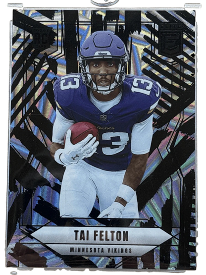 Panini 2025 DonRuss Elite Razzle Dazzle SSP Tai Felton #123 RC — normalized