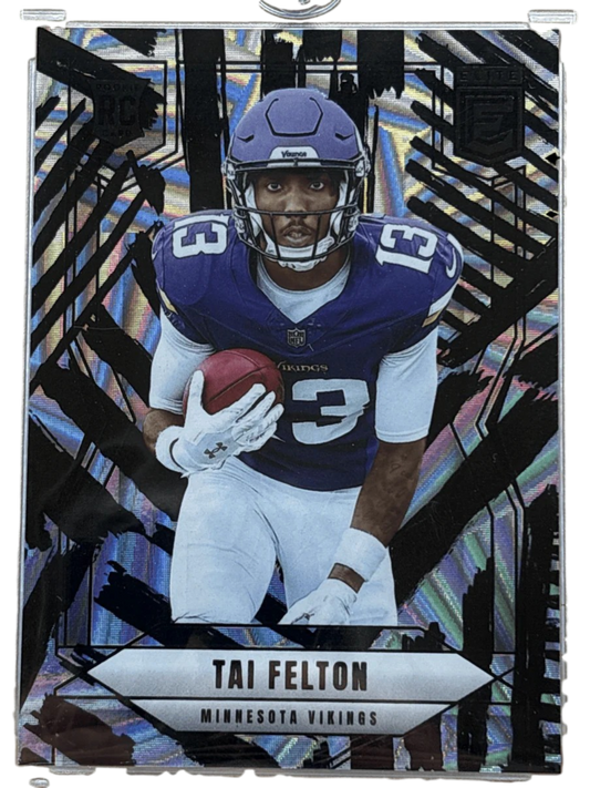 Panini 2025 DonRuss Elite Razzle Dazzle SSP Tai Felton #123 RC — normalized