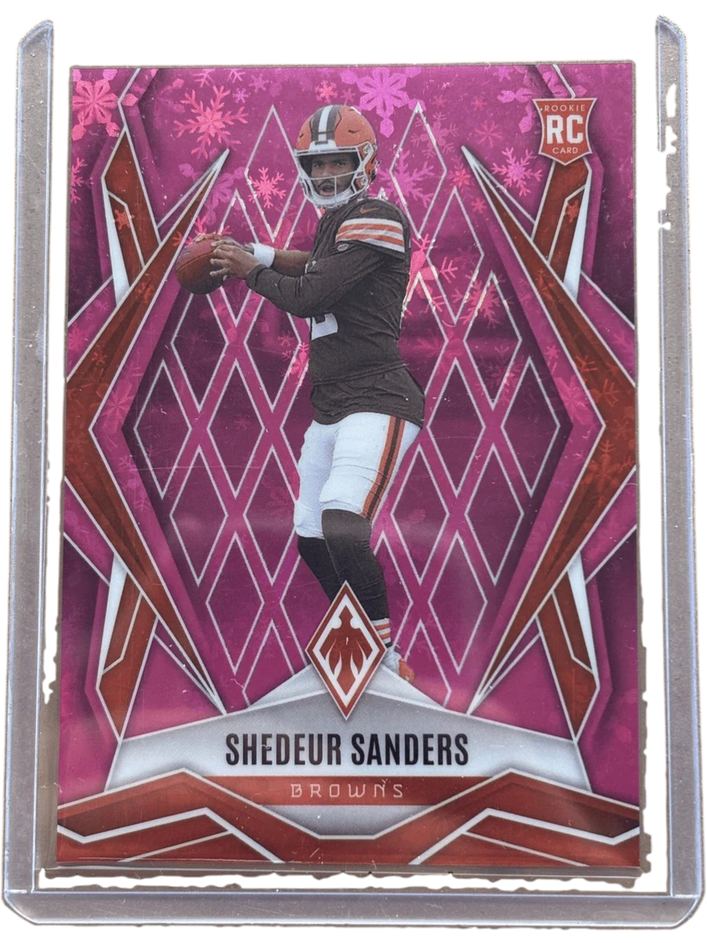 Panini 2025 Phoenix Pink Winter /299 Shedeur Sanders #154 RC — normalized
