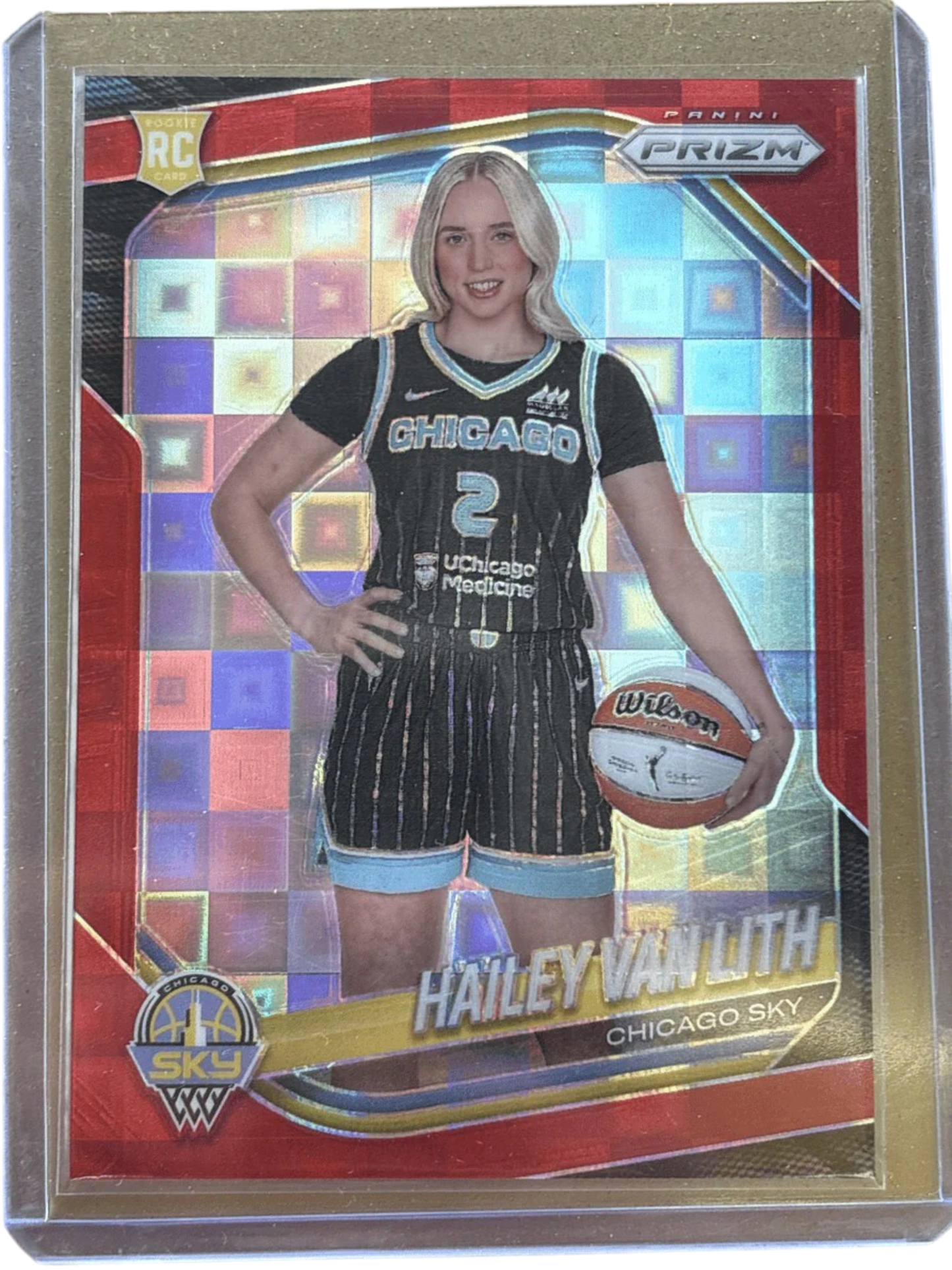 Panini 2025 Red Pandora Prizm /199 Hailey Van Lith #139 RC — normalized