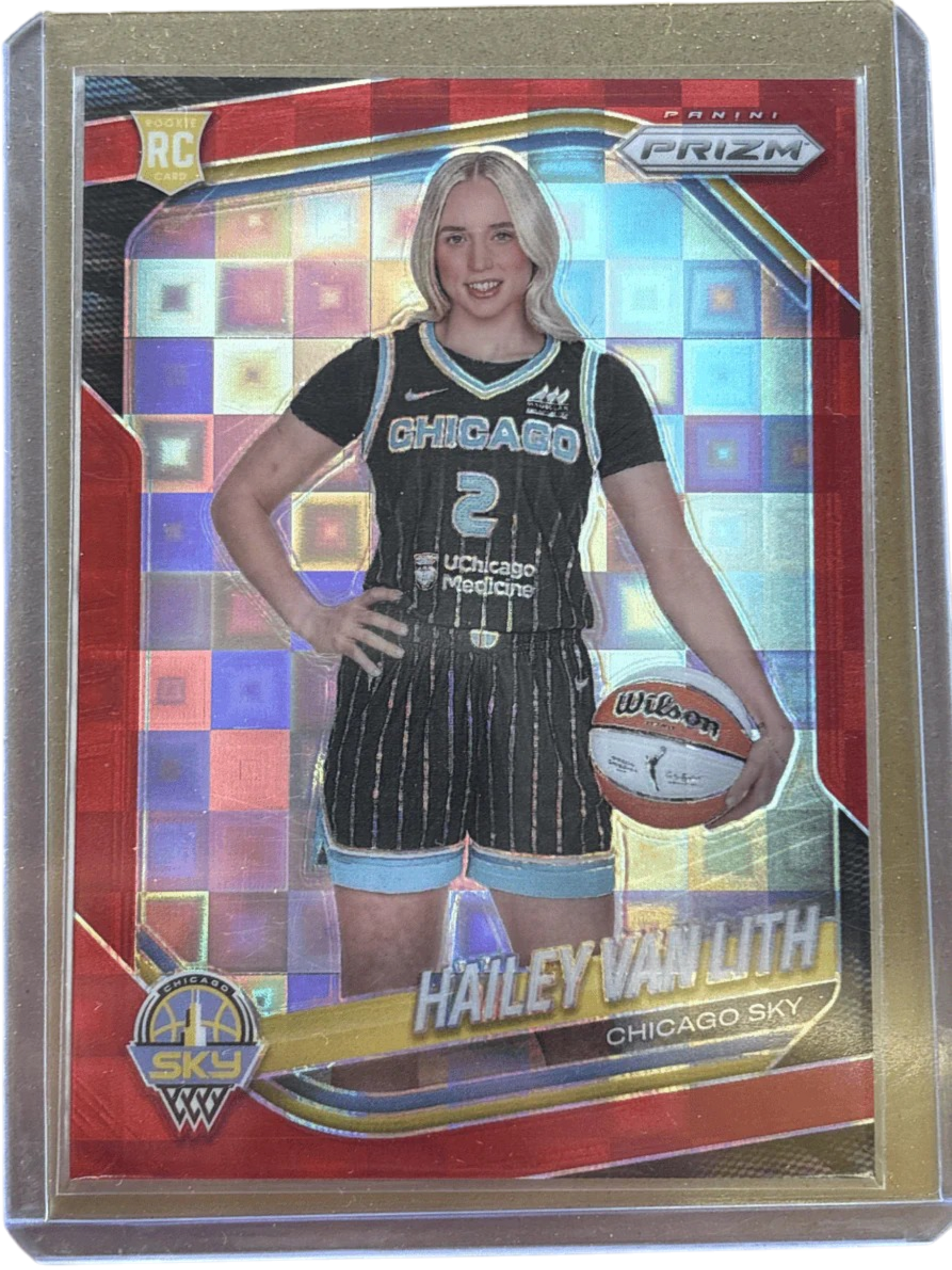 Panini 2025 Red Pandora Prizm /199 Hailey Van Lith #139 RC — normalized