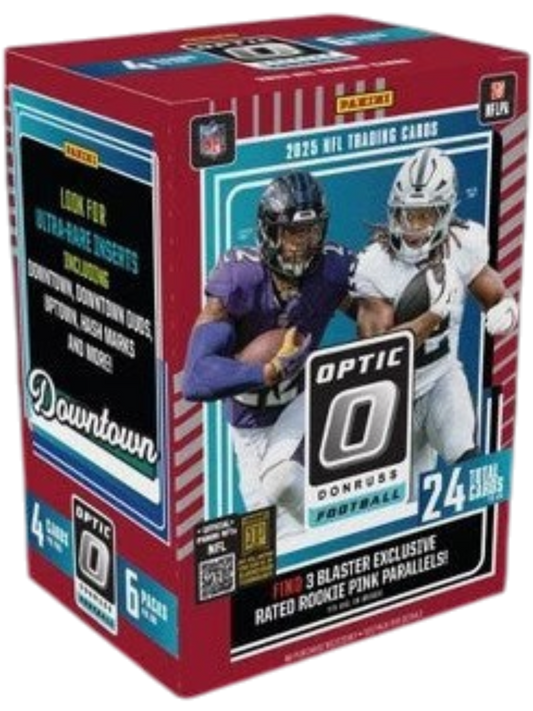 2025 Donruss Optic Football Blaster Box — normalized