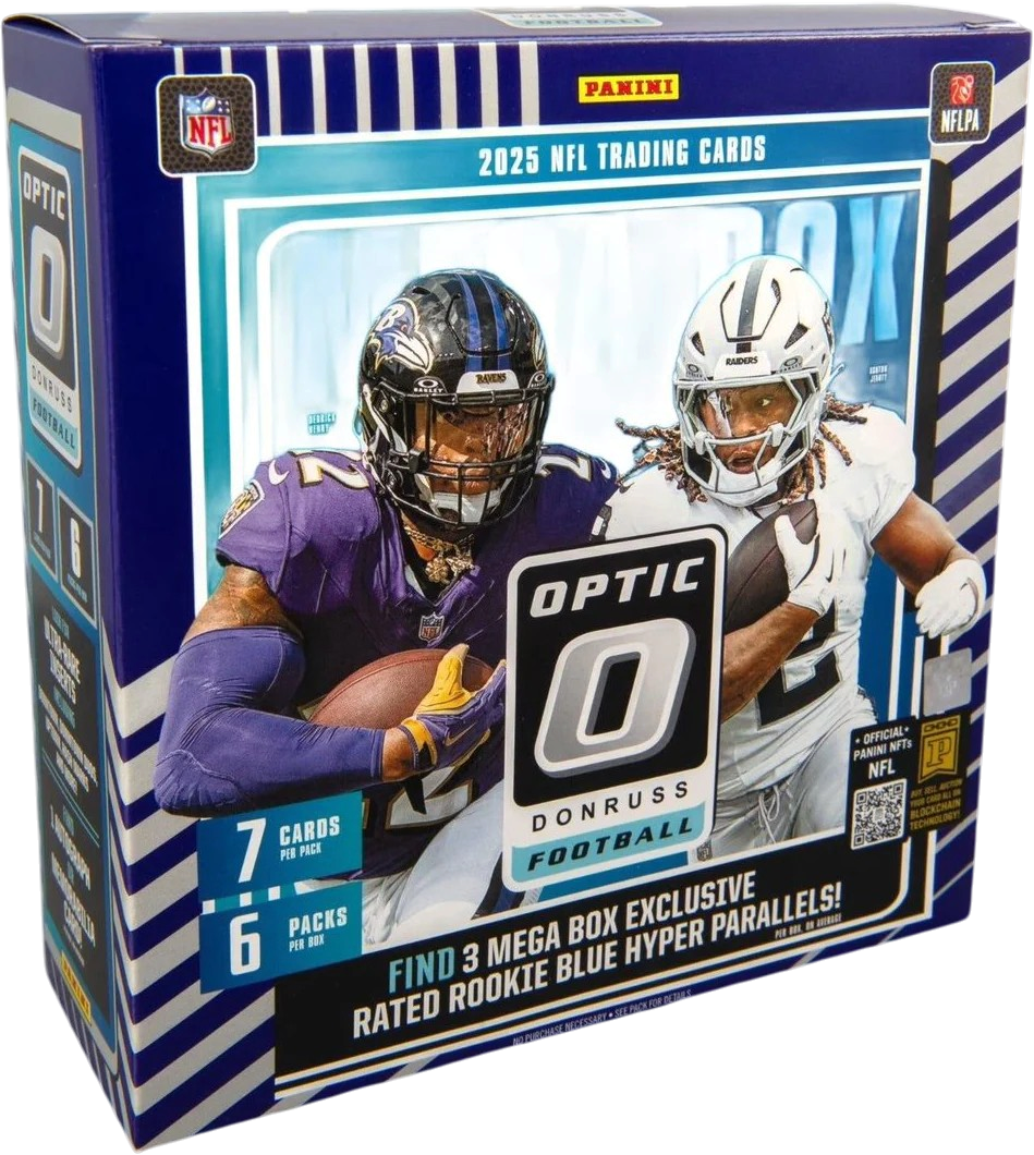 2025 Donruss Optic Football Mega Box Factory Sealed — normalized