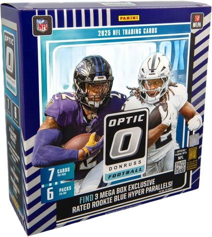 2025 Donruss Optic Football Mega Box Factory Sealed — normalized