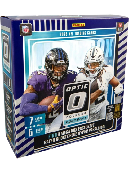 2025 Donruss Optic Football Mega Box Factory Sealed — normalized