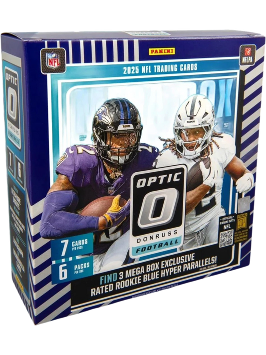2025 Donruss Optic Football Mega Box Factory Sealed — normalized