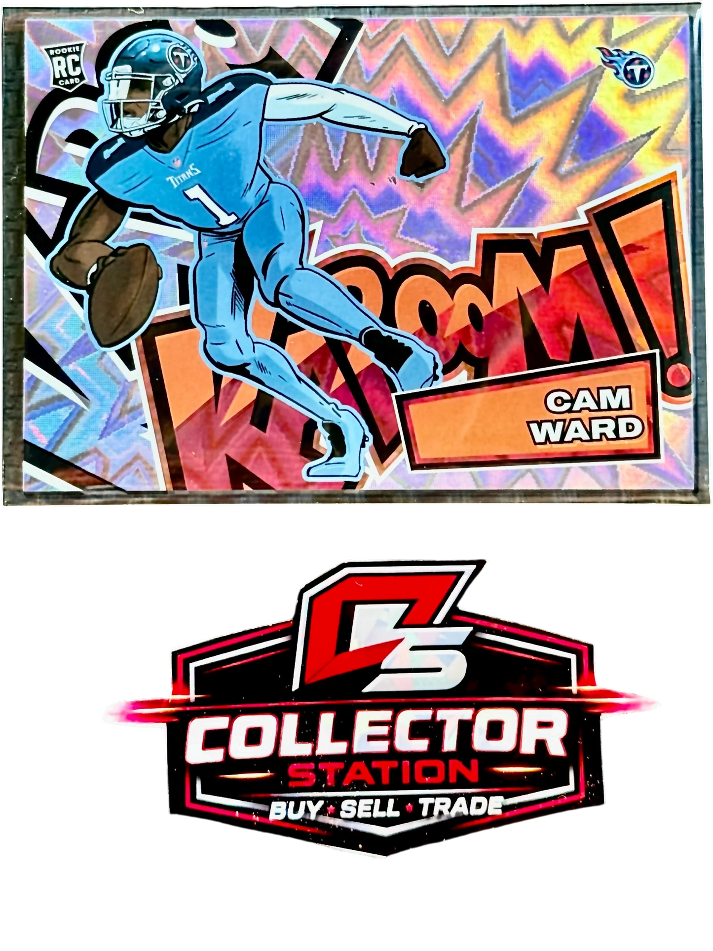 2025 Panini Absolute - Kaboom! Horizontal Cameron Ward #31 (RC) — normalized