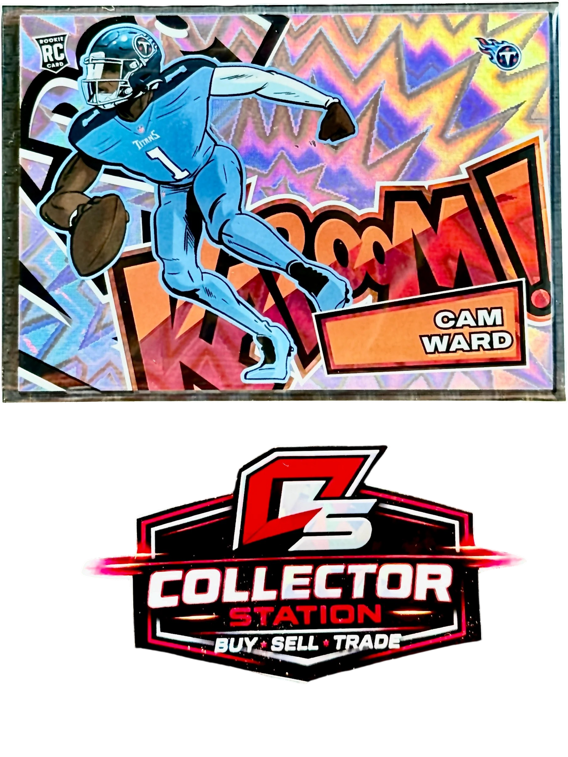 2025 Panini Absolute - Kaboom! Horizontal Cameron Ward #31 (RC) — normalized