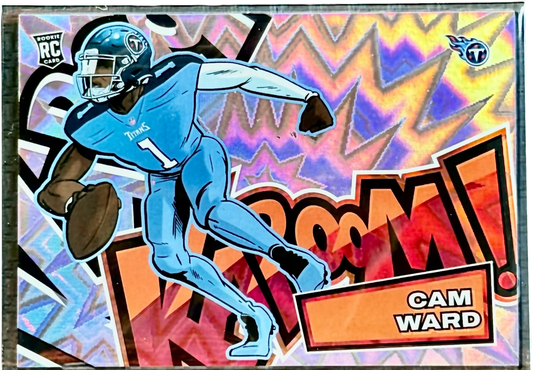 2025 Panini Absolute - Kaboom! Horizontal Cameron Ward #31 (RC) — normalized