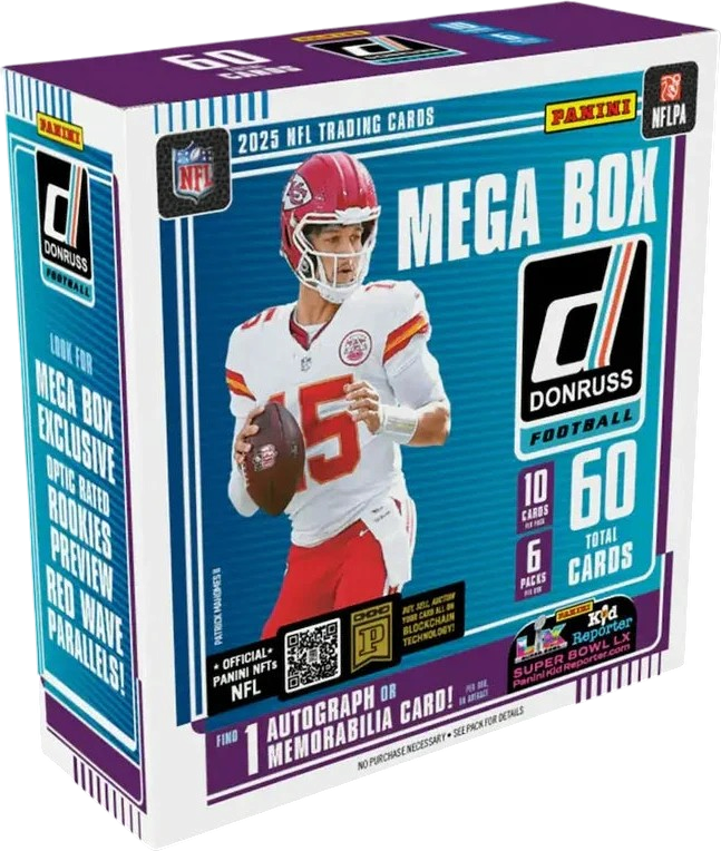 Panini 2025 DONRUSS  Football Mega Box — normalized