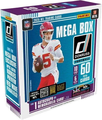 Panini 2025 DONRUSS  Football Mega Box — normalized