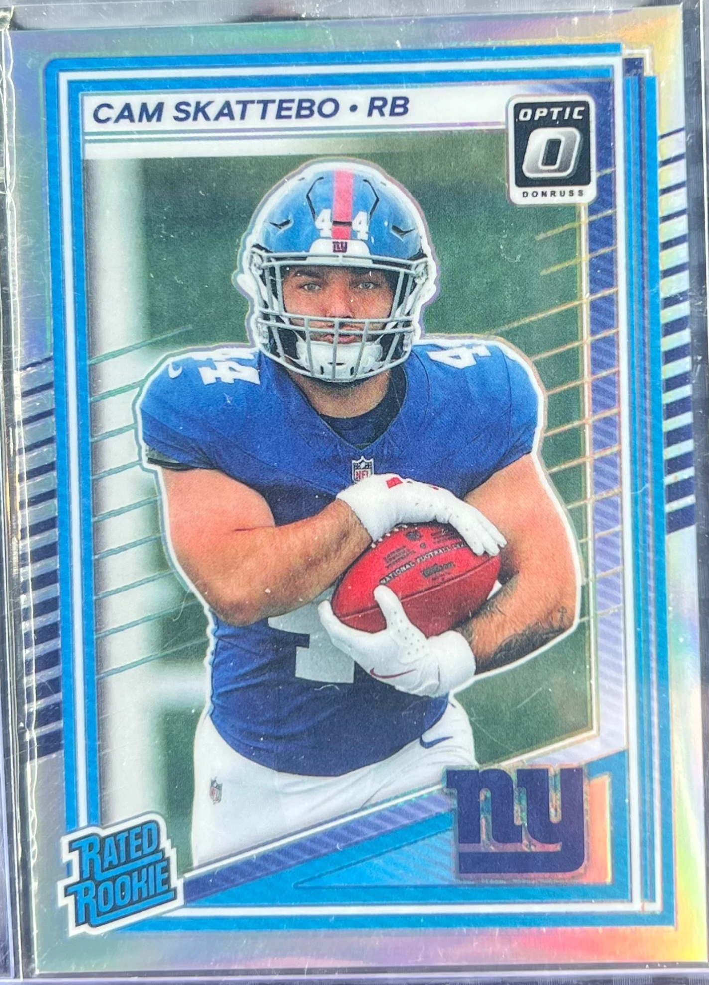 2025 Panini Donruss Optic - #228 Rated Rookie Holo Prizm Cam Skattebo (RC) — normalized