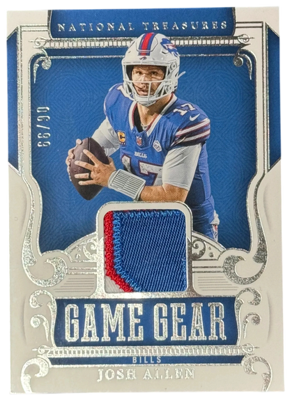 2025 Panini National Treasures Josh Allen NFL Game Gear /99 #7 — normalized