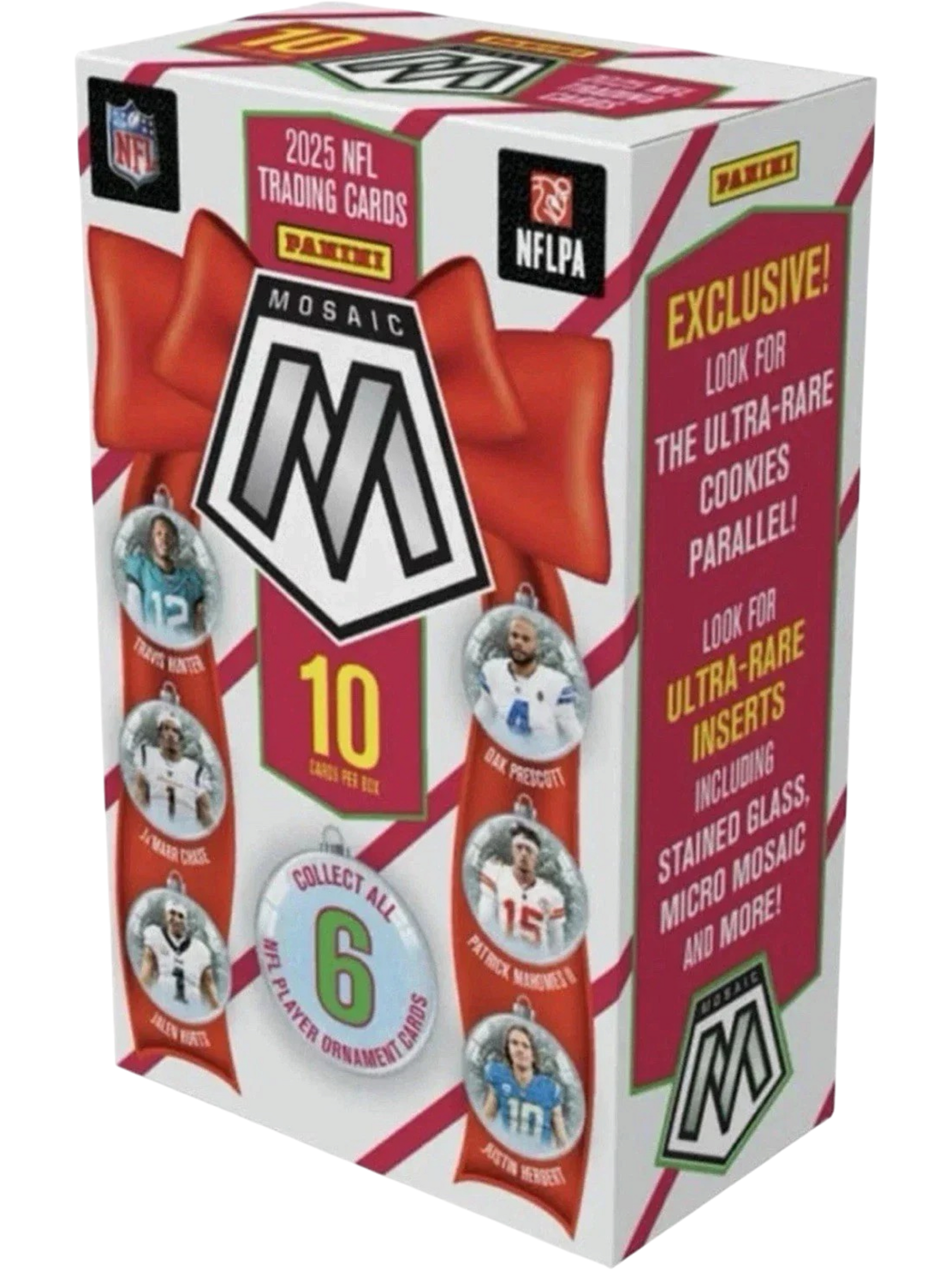 2025 Panini NFL Mosaic Holiday Ornament Football Box Factory Sealed — normalized