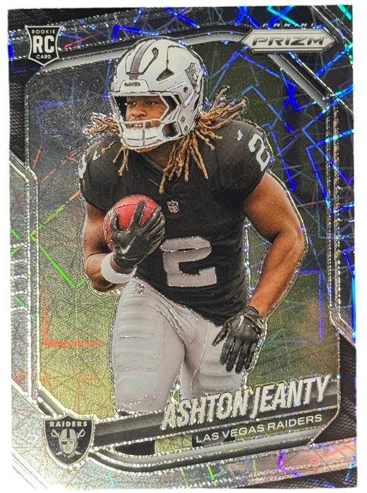 2025 Panini Prizm Ashton Jeanty Rookie Lazer Prizm #315 RC — normalized