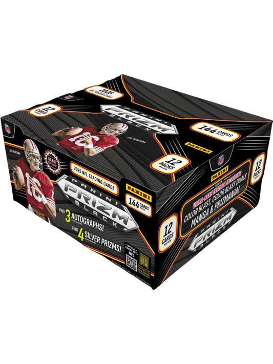 2025 Panini Prizm Black Football NFL Hobby Box — normalized