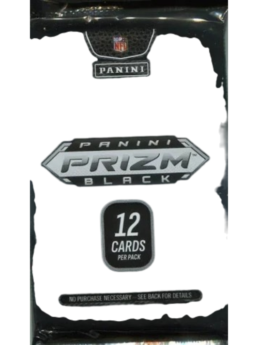 2025 Panini Prizm Black Football NFL Hobby Box Single Pack — normalized