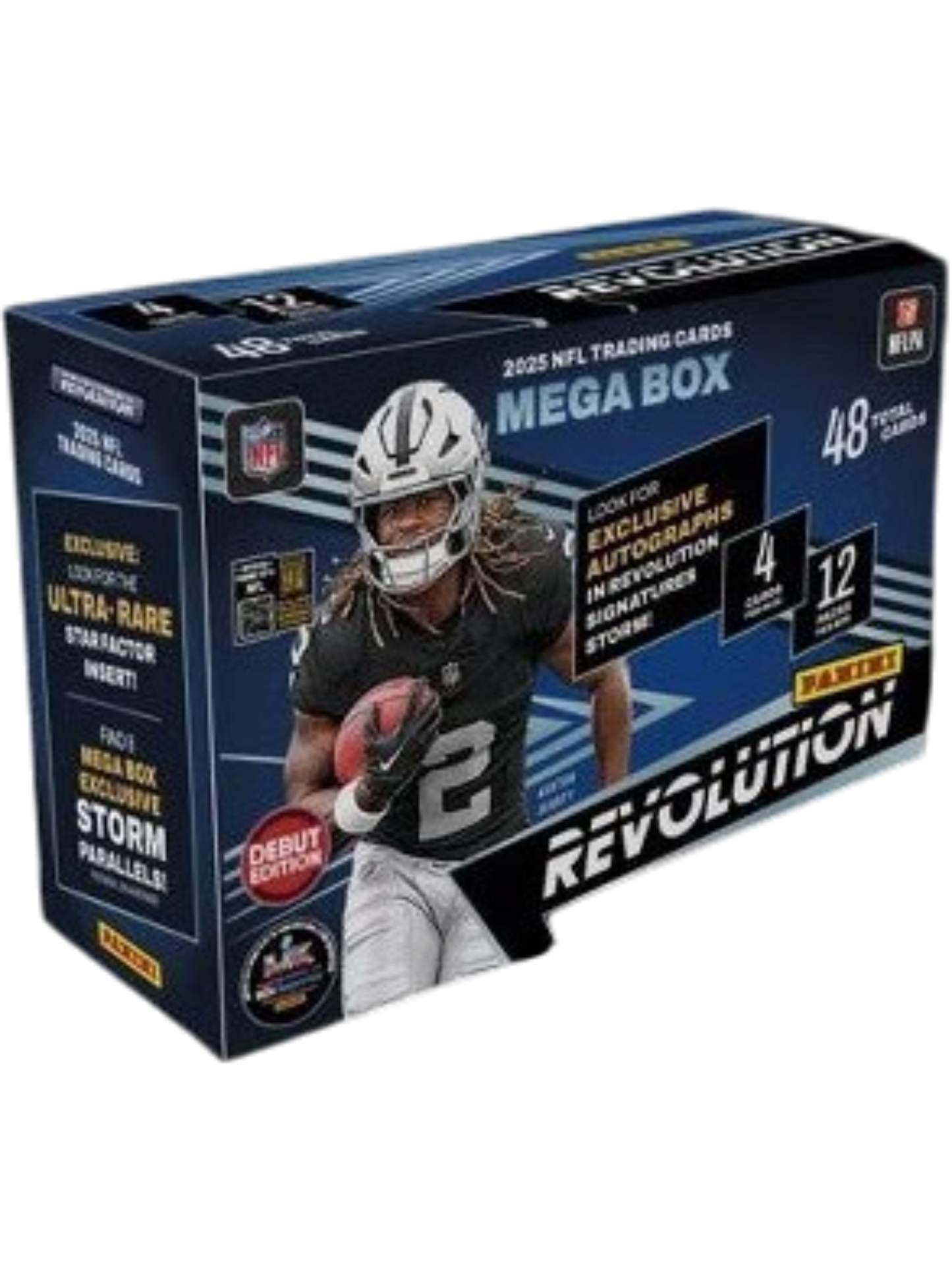 2025 Panini Revolution NFL Trading Cards Mega Box — normalized