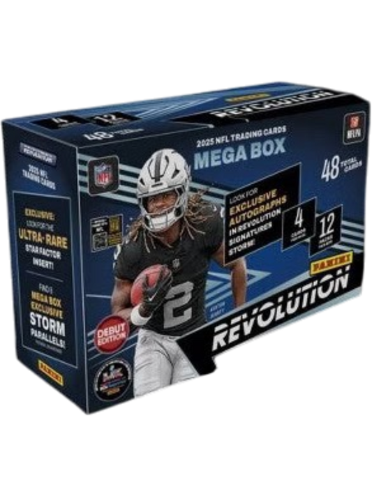 2025 Panini Revolution NFL Trading Cards Mega Box — normalized