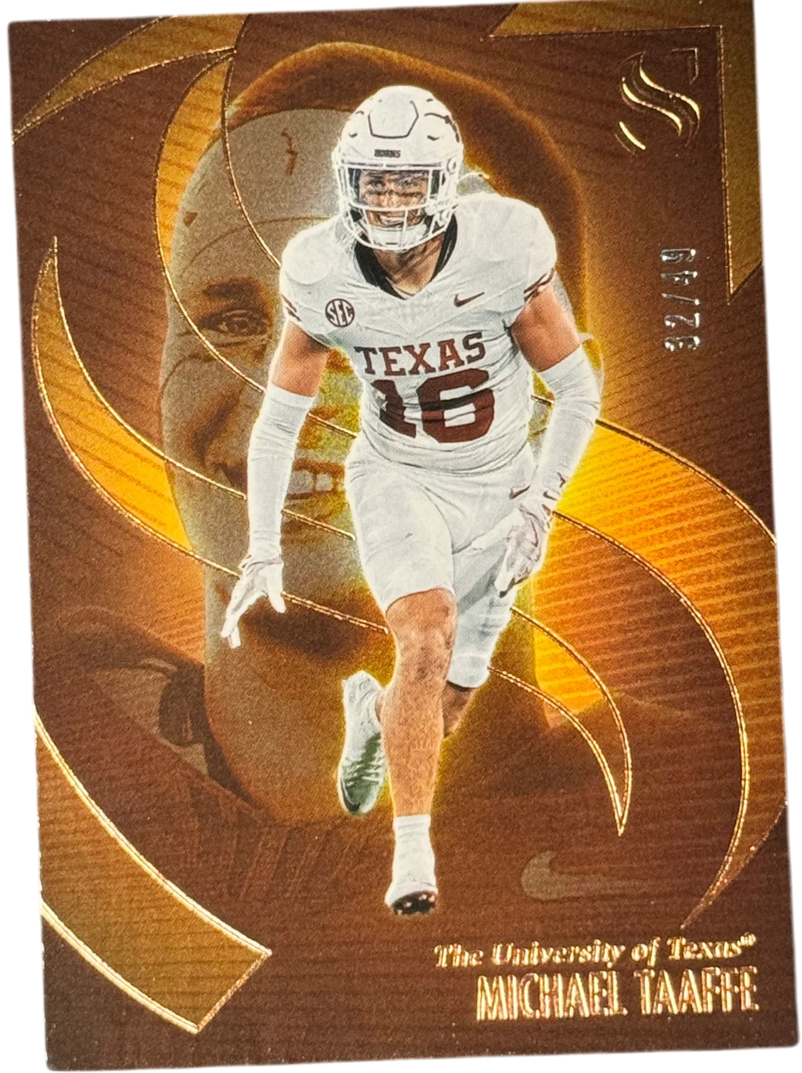 2025 Panini Silhouette #29 Michael Taaffe /99 University Of Texas NIL — normalized