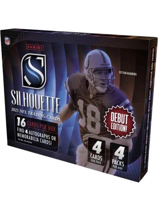 2025 Panini Silhouette Football Hobby Box — normalized