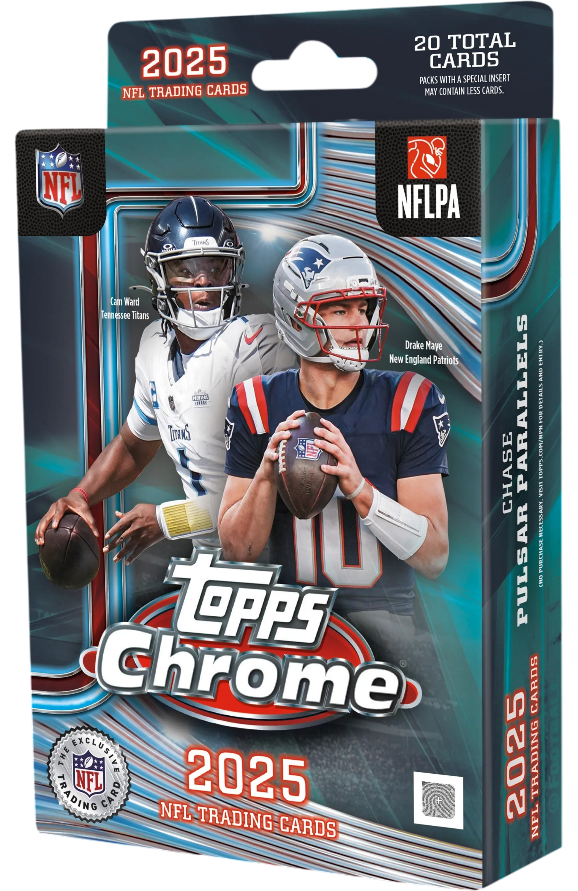 2025 Topps Chrome Football Hanger Box — normalized