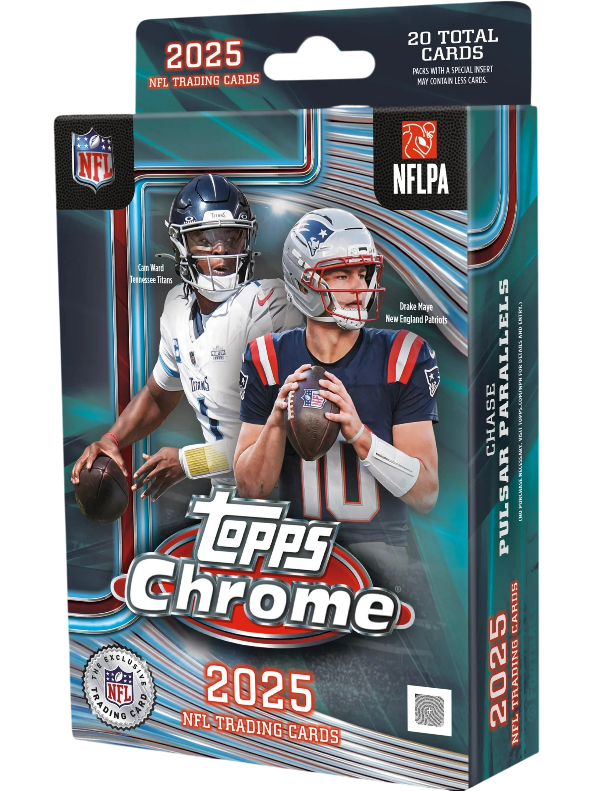 2025 Topps Chrome Football Hanger Box — normalized
