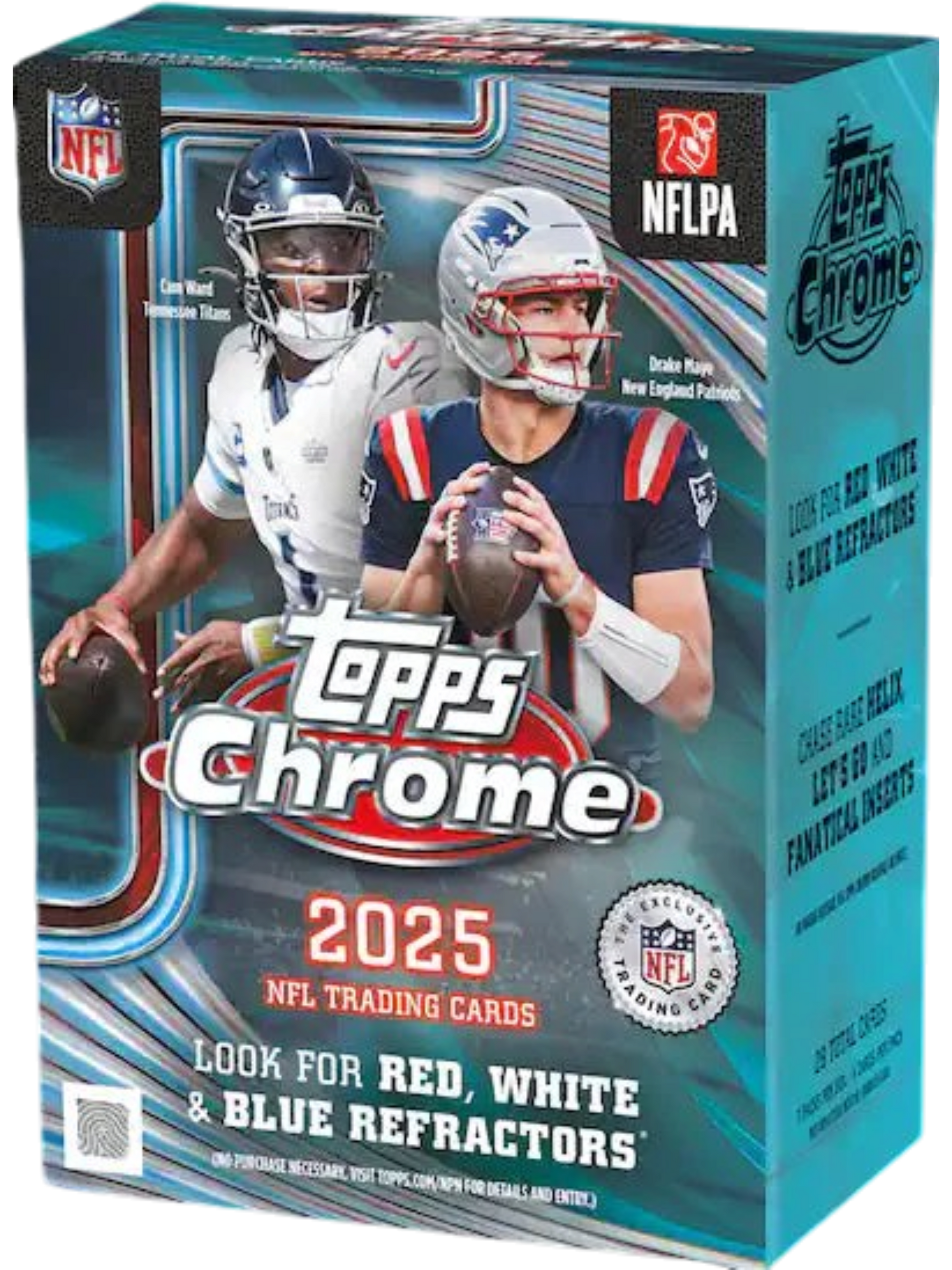 2025 Topps Chrome Football Value Blaster Box — normalized