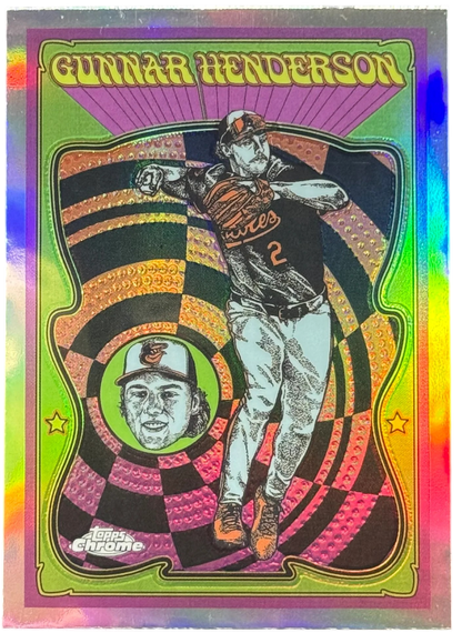 2025 Topps Chrome Gunnar Henderson Ultra Violet All-Stars SSP #UV-5 Orioles — normalized