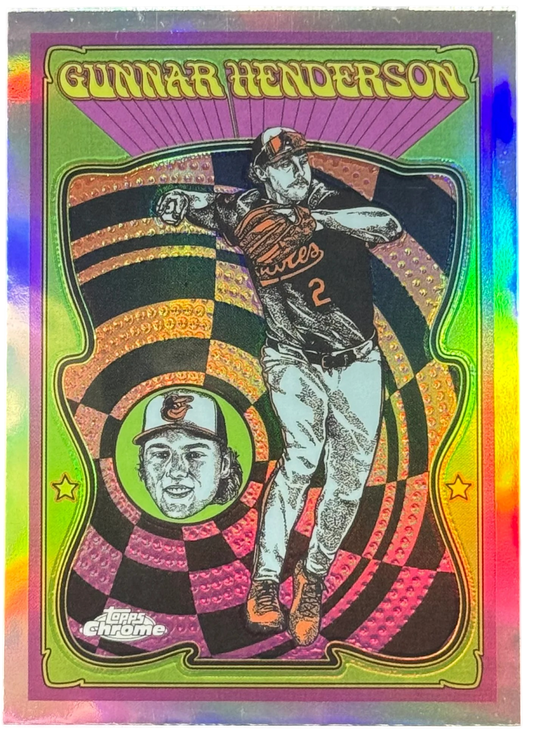2025 Topps Chrome Gunnar Henderson Ultra Violet All-Stars SSP #UV-5 Orioles — normalized