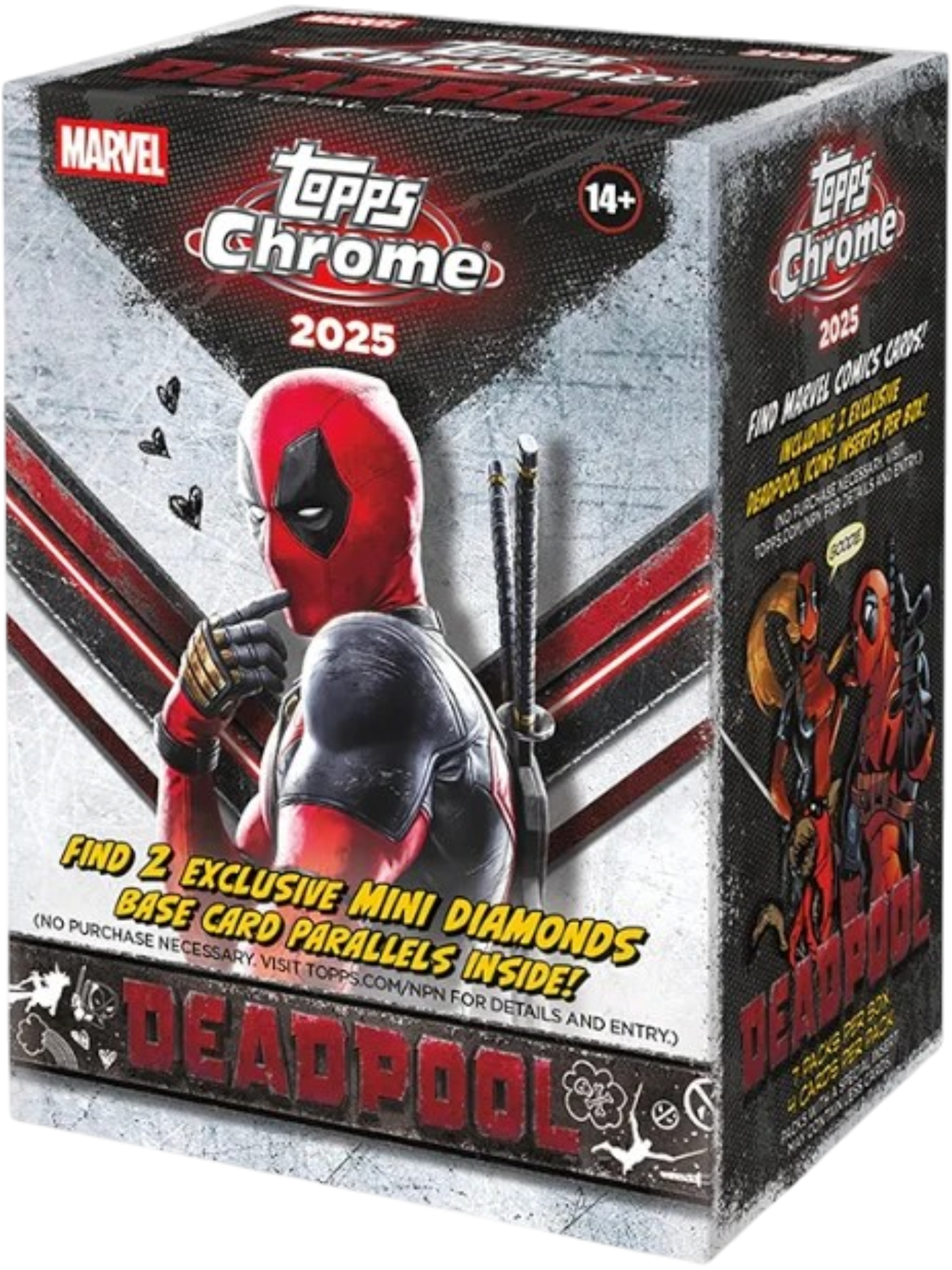 2025 Topps Chrome Marvel Deadpool Blaster Box — normalized