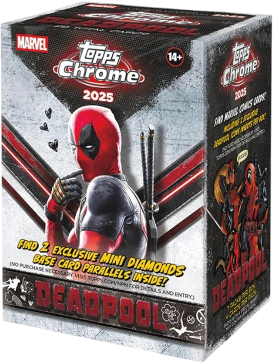 2025 Topps Chrome Marvel Deadpool Blaster Box — normalized