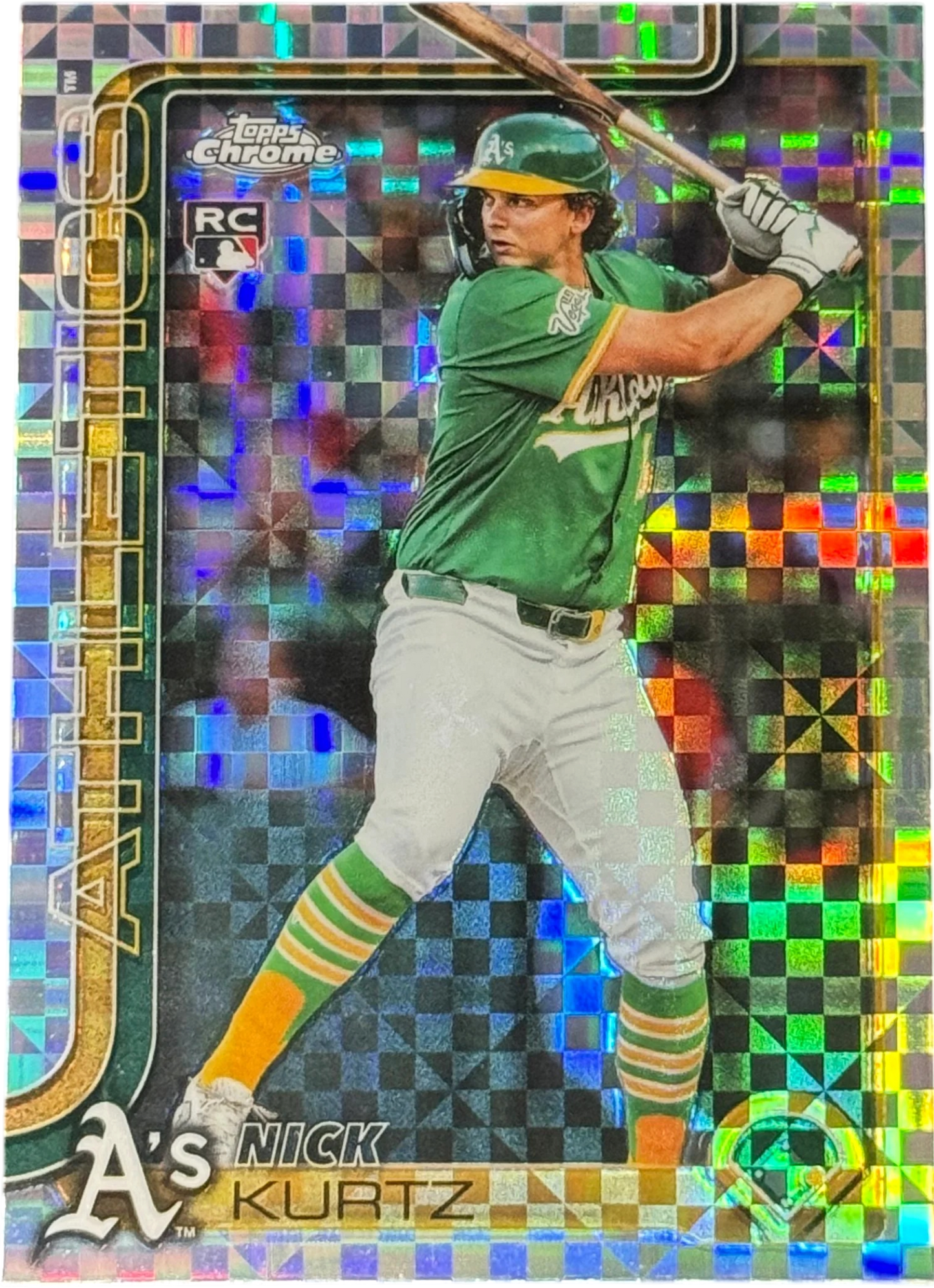 2025 Topps Chrome Update Nick Kurtz X Fractor #USC178 — normalized