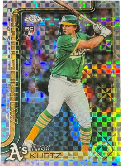 2025 Topps Chrome Update Nick Kurtz X Fractor #USC178 — normalized