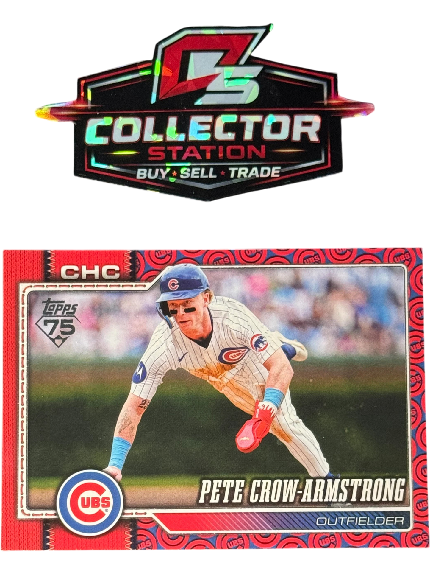 2026 Topps Pete Crow-Armstrong Team Border Variation #196 — normalized