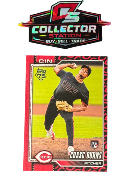 2026 Topps Series 1 Chase Burns Team Logo Border #312 RC — normalized