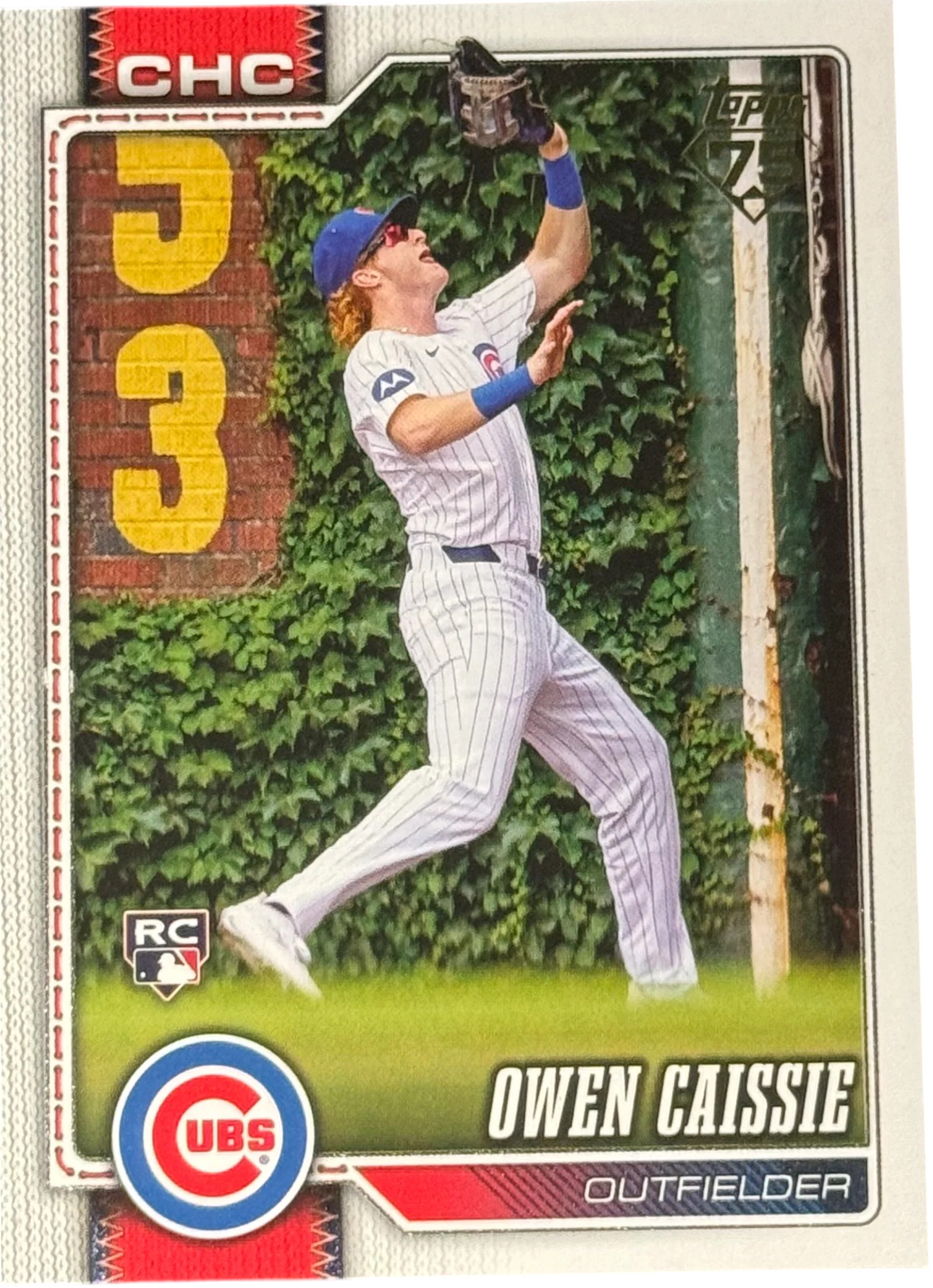 2026 Topps Series 1 Owen Caissie Golden Mirror Image Variation #233 RC — normalized