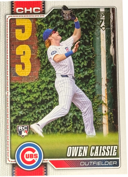 2026 Topps Series 1 Owen Caissie Golden Mirror Image Variation #233 RC — normalized